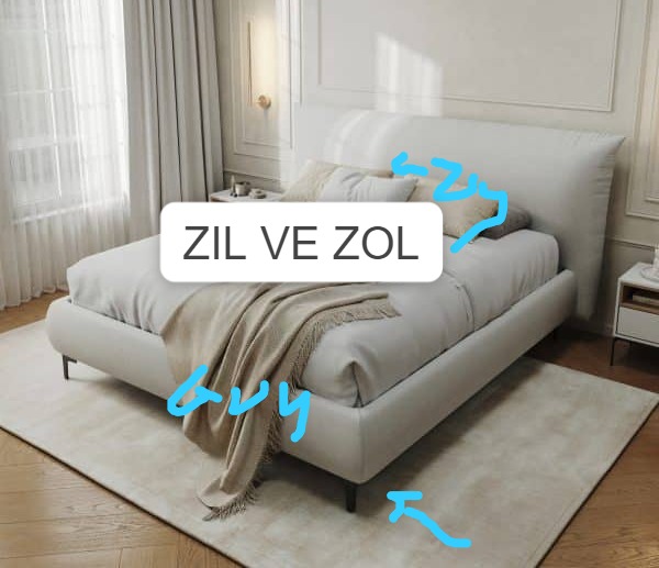 מיטה מרופדת דגם לורן
